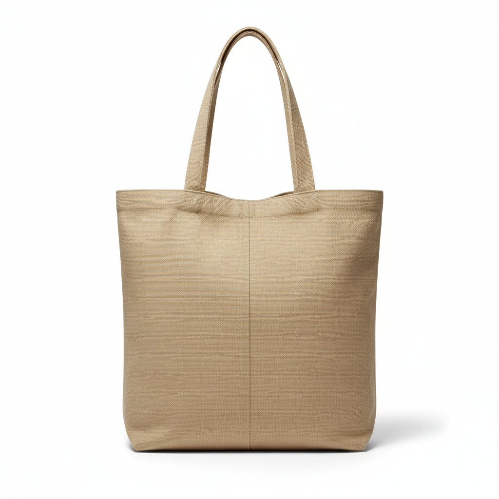 Stylish neutral everyday tote bag